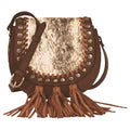 Tony Lama Womens Hair On Small Crossbody Bag Purse - Exclusive Design