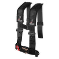 Dragonfire Racing 4-Point H-Style Safety Harness w/Adjustable Sternum Clip 3" Passenger Side Black for Can-Am Maverick X3 Max X DS Turbo R 2017-2018
