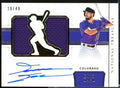 David Dahl 2018 Panini National Treasures Signature Jumbo Memorabilia Gold #26 - Exclusive Design