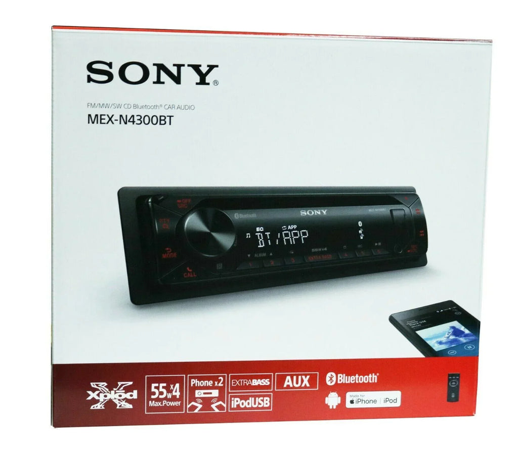 Stylish SONY MEX-N4300BT CD Receiver with BLUETOOTH / FM / MW / SW Car Audio
