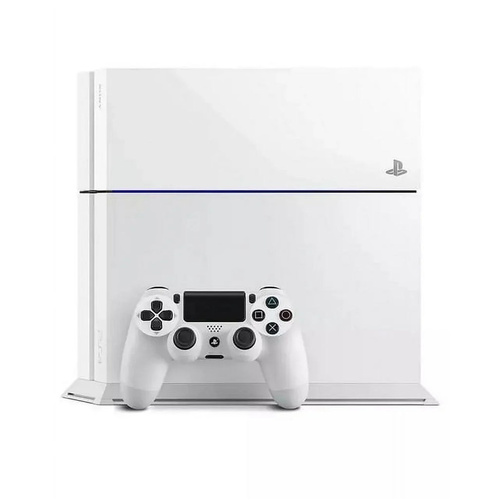 Sony PlayStation 4 500GB Gaming Console White with Gaming Mat BOLT AXTION Bundle Used - Exclusive Design