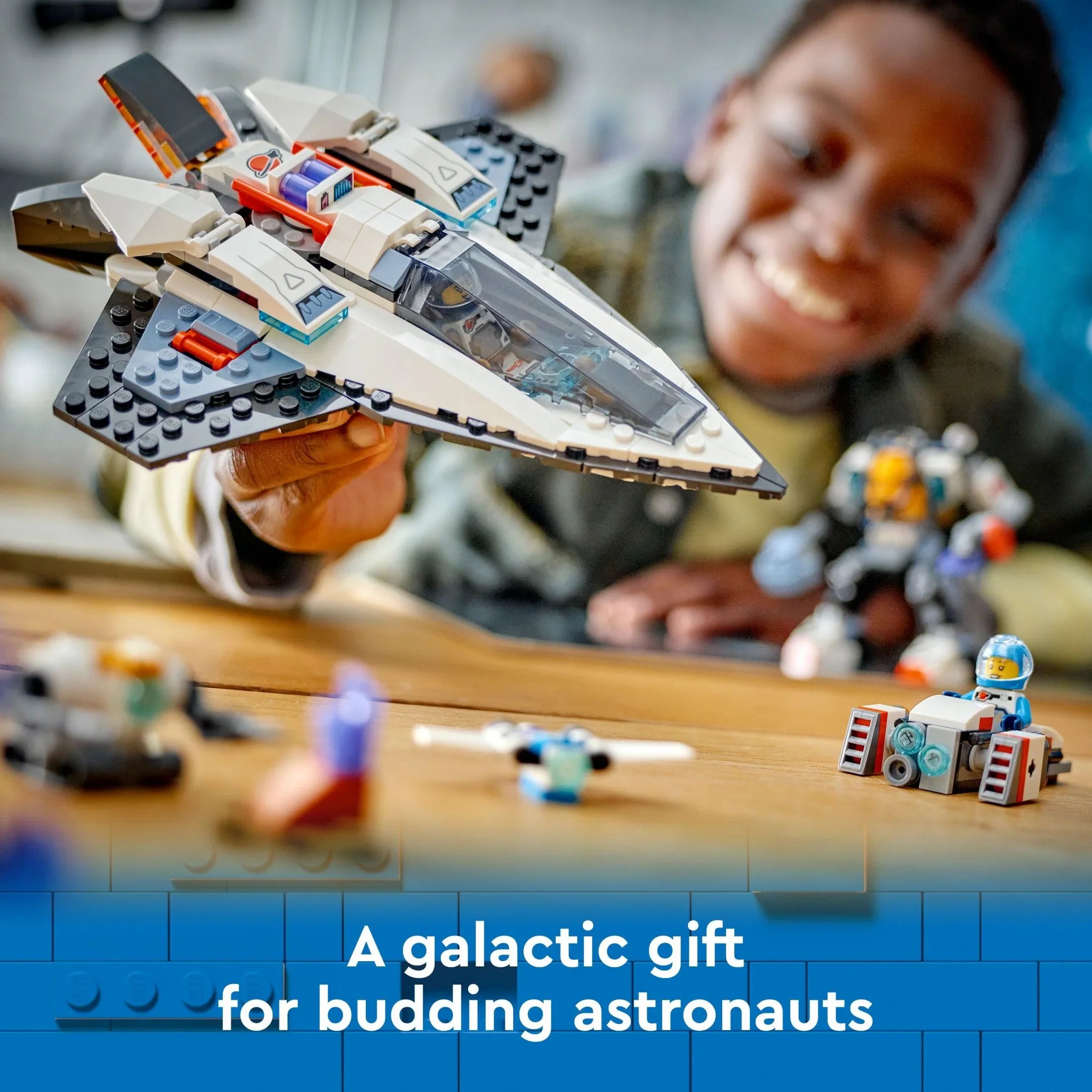 LEGO City Space Explorers Pack, Kidsâ Space Toy Playset Bundle for Boys and Girls Aged 6 and Up, 3 Building Sets in 1 Box, Space Gift Mech Toy, Interstellar Spaceship, Hoverbike, 3 Minifigures, 60441