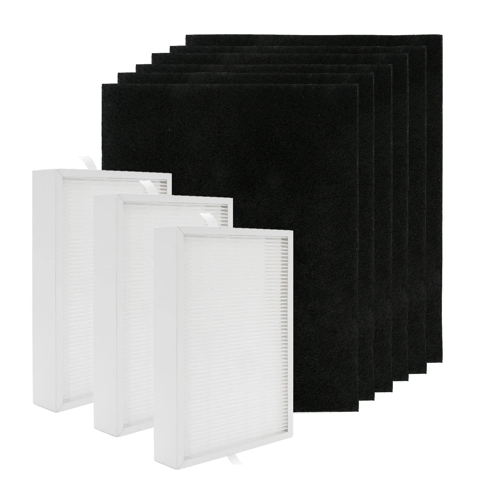 Stylish GasSaf HEPA Filter Replacement for Honeywell HPA300, 3 HEPA Replacement Filters R + 6 Carbon Pre-Filters A , for Honeywell HPA300VP, HPA304, HPA5300, HPA835 Series