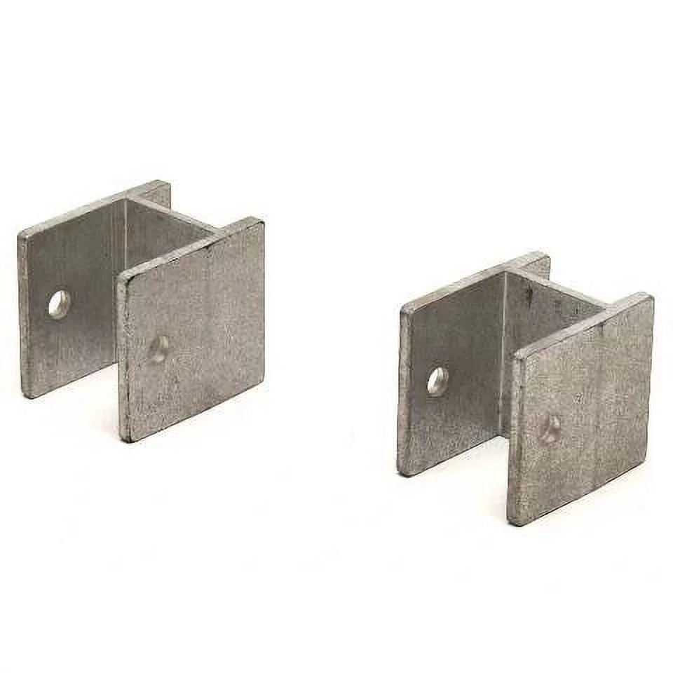 Stylish Misty Harbor Boat Bimini H-Brackets 99-001524 | Aluminum Silver (Pair)