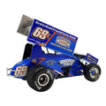 Stylish Winged Sprint Car #69K Lance Dewease "Hess Ornamental Iron" Kreitz Racing "World of Outlaws" (2022) 1/18 Diecast Model Car by ACME