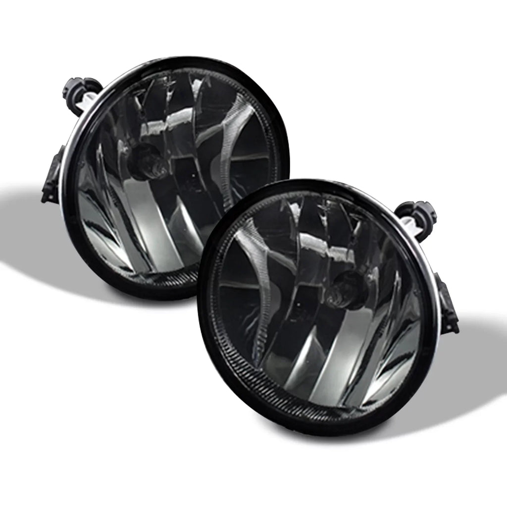 AKKON - [Smoke Lens] Fits 2007-2011 Tahoe Avalanche Suburban LED Dual Halo Projector Headlights + Fog Lamps Set