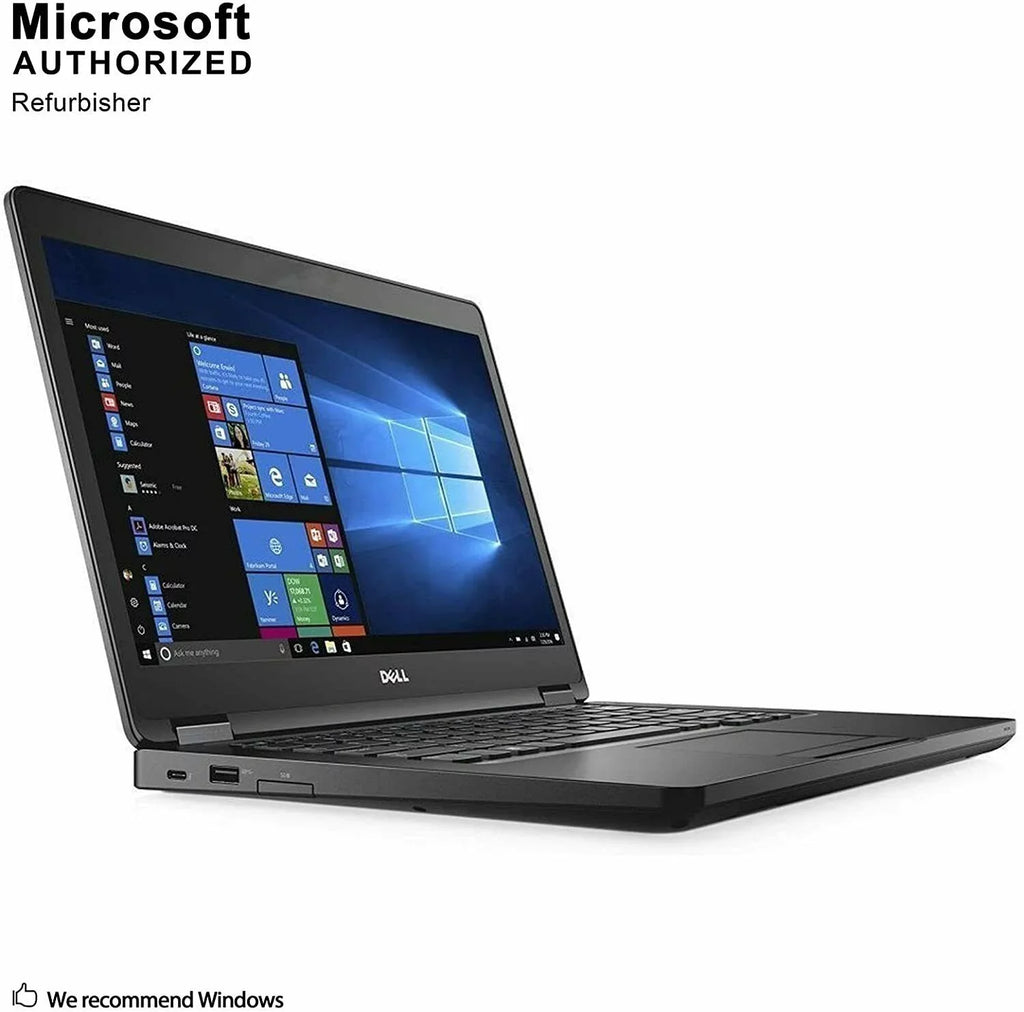 USED 5480 Business Laptop, 14.0'' HD (1366 x 768) Non-Touch, 6th Gen i5-6300U, 16GB RAM, 256GB SSD, HD 520 Graphics, Windows 10 Pro