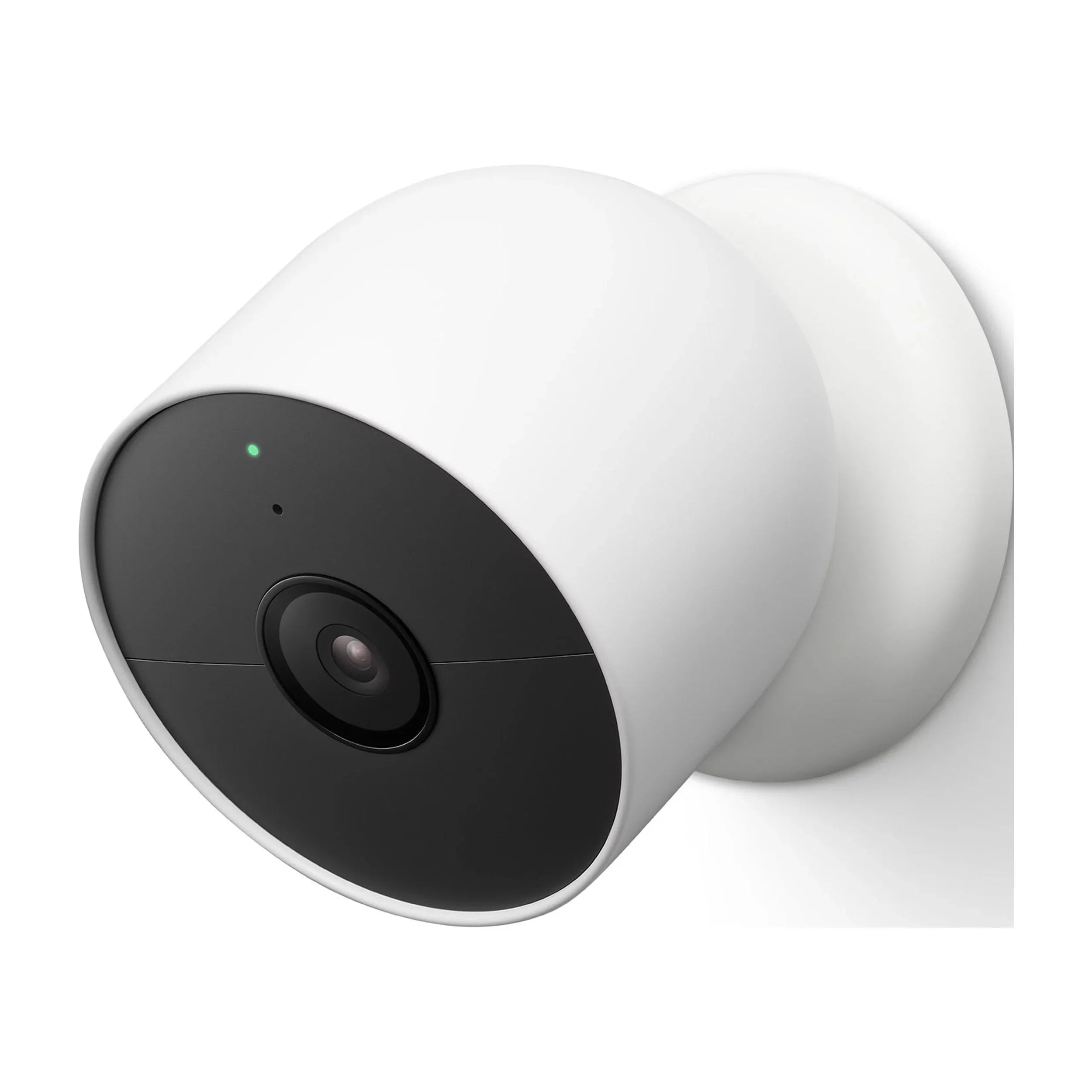 Stylish Nest Camera (outdoor or indoor, battery) 1pk White