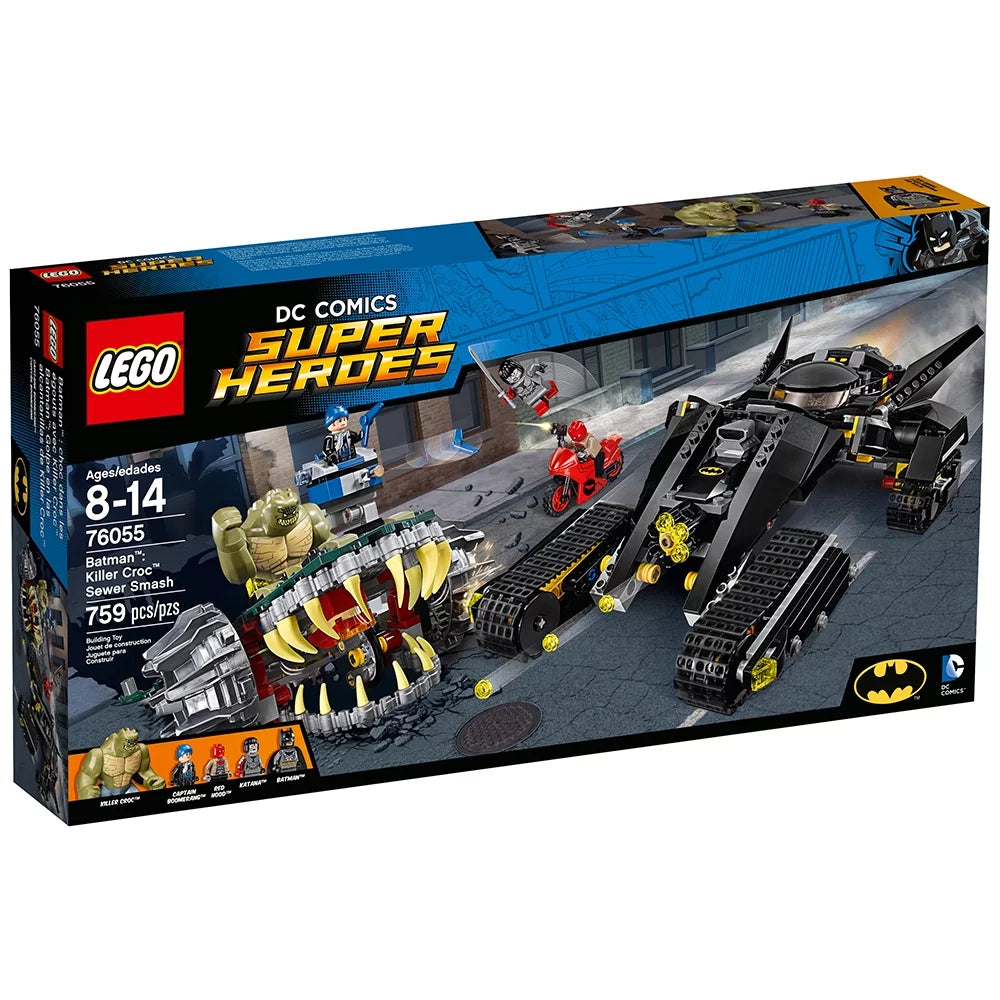 Stylish LEGO Super Heroes Batmanâ¢: Killer Crocâ¢ Sewer Smash 76055