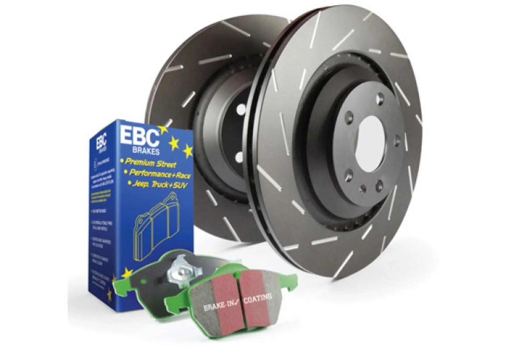 Stylish EBC Brakes S2KR2314 S2 Kits Greentuff 2000 and USR Rotors Fits 02-03 Cooper