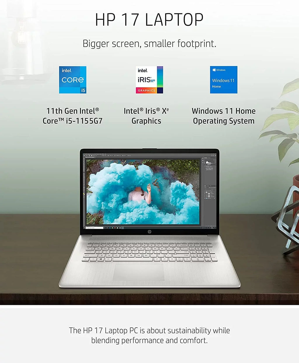 Pavilion 17.3-inch IPS FHD Laptop (2022 Model), i5-1155G7 (Beats i7-1165G7), Iris Xe Graphics, 16GB RAM, 2TB PCIe SSD, 1TB HDD, Backlit Keyboard, Long Battery Life, Webcam, Win11 - Exclusive Design
