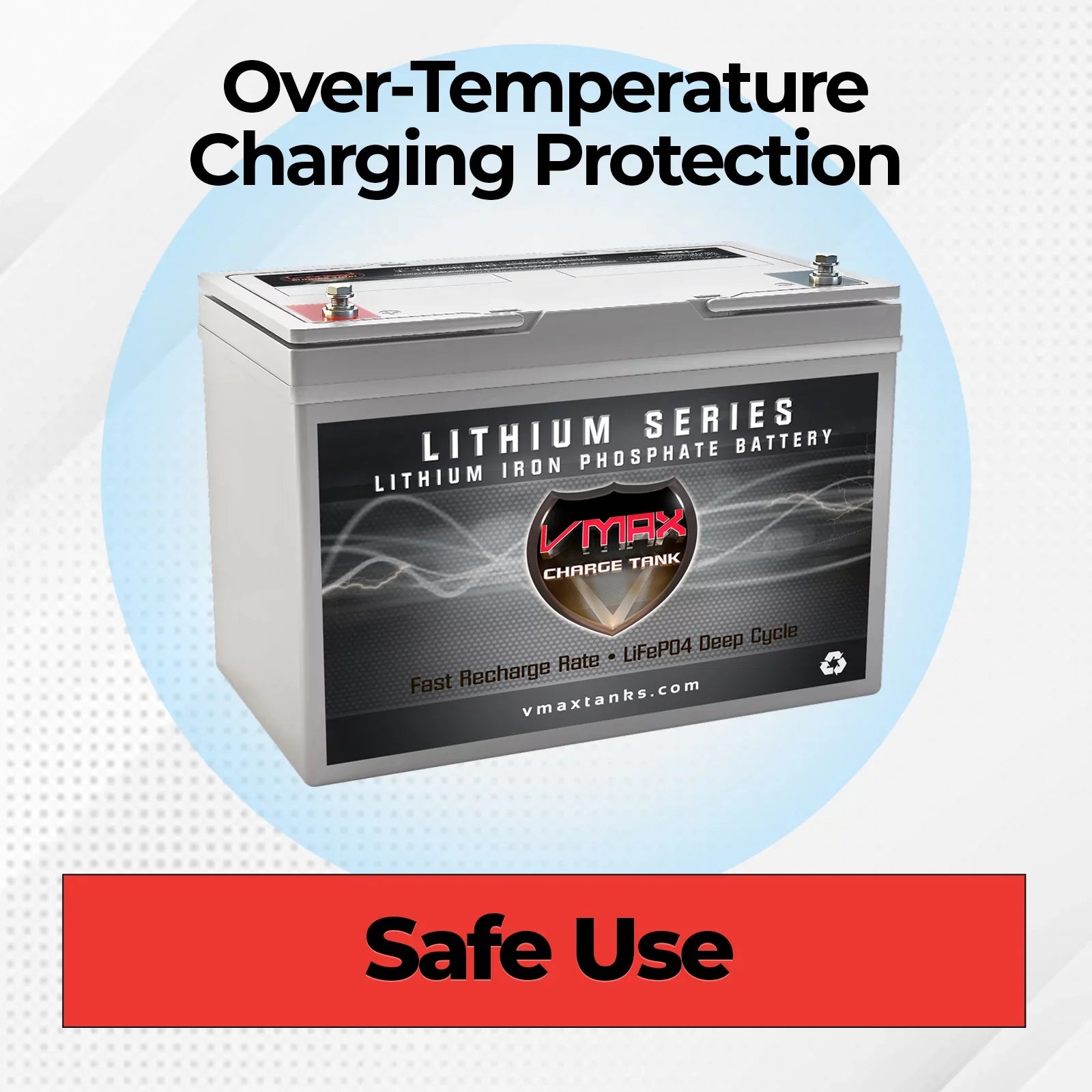 VMAX LFP22-1255 Nominal Voltage 12.8V 55Ah Lithium Deep Cycle Marine Battery Compatible with Minn Kota Terrova 55 Nominal Voltage 12.8V 50LB Trolling Motor LiFePO4 BMS