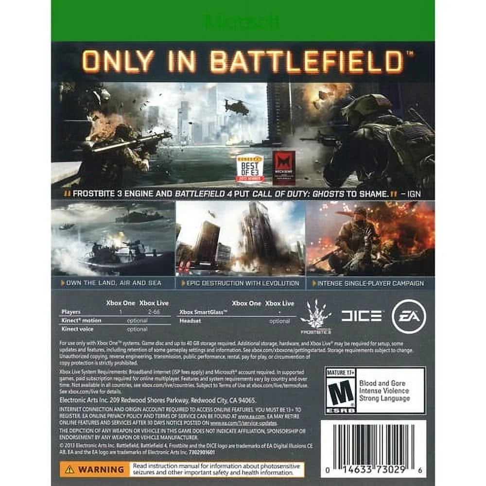 Battlefield 4 (Xbox One) Electronic Arts - Exclusive Design