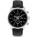 Vero BLA-SIL-S02 Vincero Luxury Mens Chrono S Wrist Watch, Black & Silver - Exclusive Design