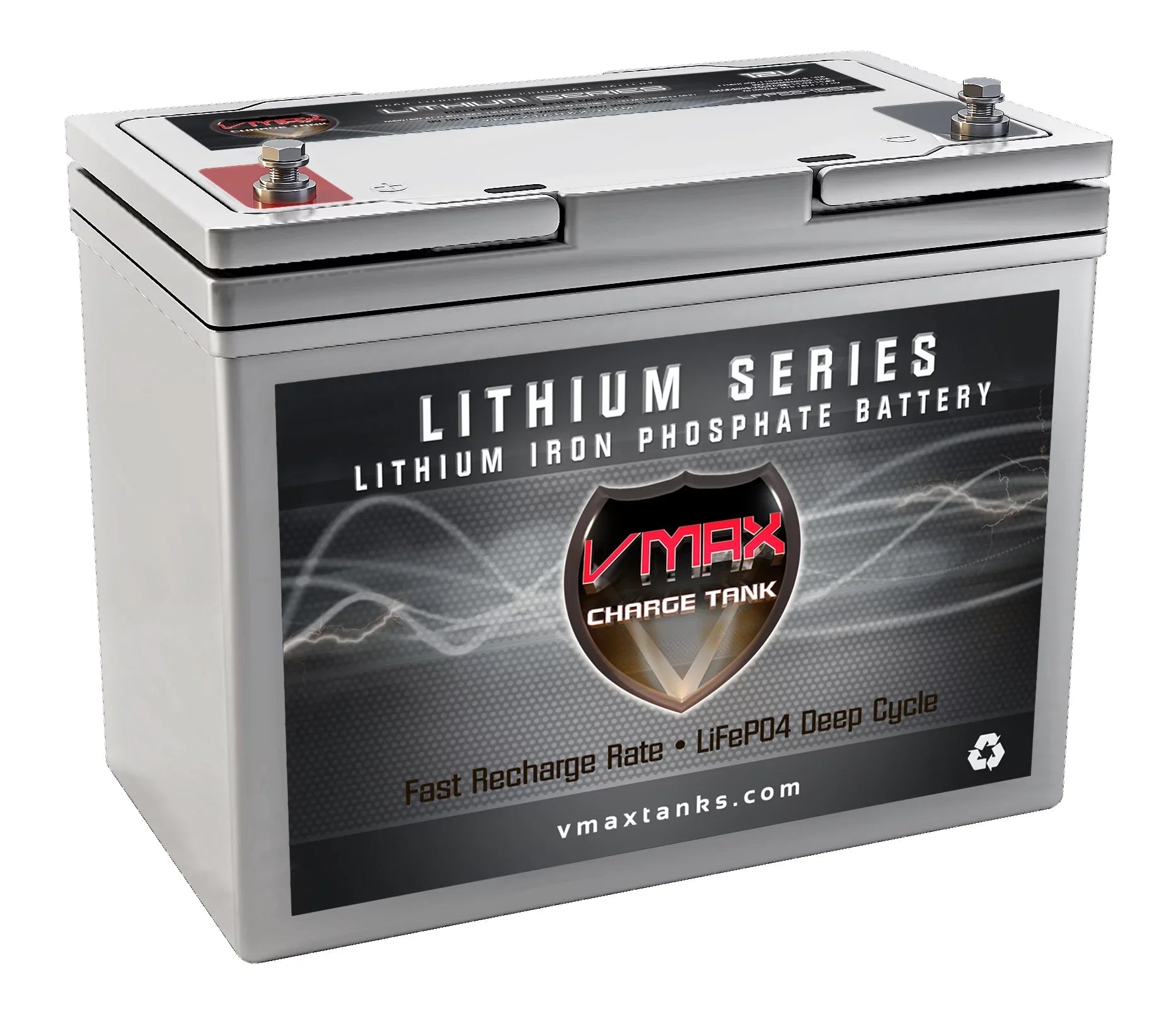 VMAX LFP22-1255 Nominal Voltage 12.8V 55Ah Lithium Deep Cycle Marine Battery Compatible with Minn Kota Terrova 55 Nominal Voltage 12.8V 50LB Trolling Motor LiFePO4 BMS