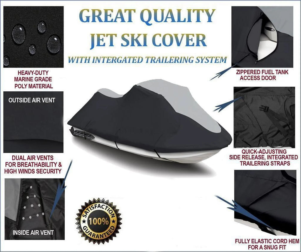SUPER HEAVY-DUTY JET SKI COVER Compatible for Yamaha GP 1800 2018 - Exclusive Design