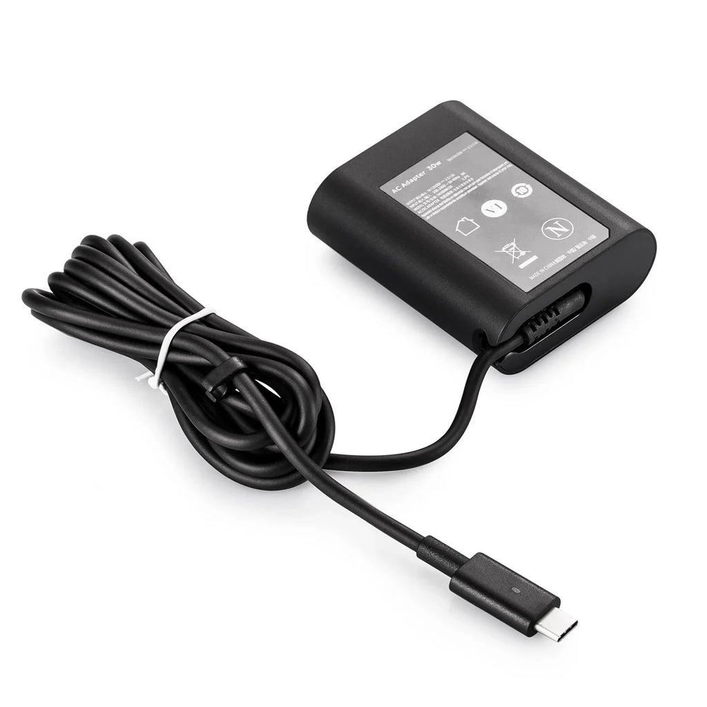 Stylish EBK 30W Replacement AC Power Adapter Charger for XPS13 9365 XPS12 9250 7350 7275 5175 5179 ( USB Type-C Connector )