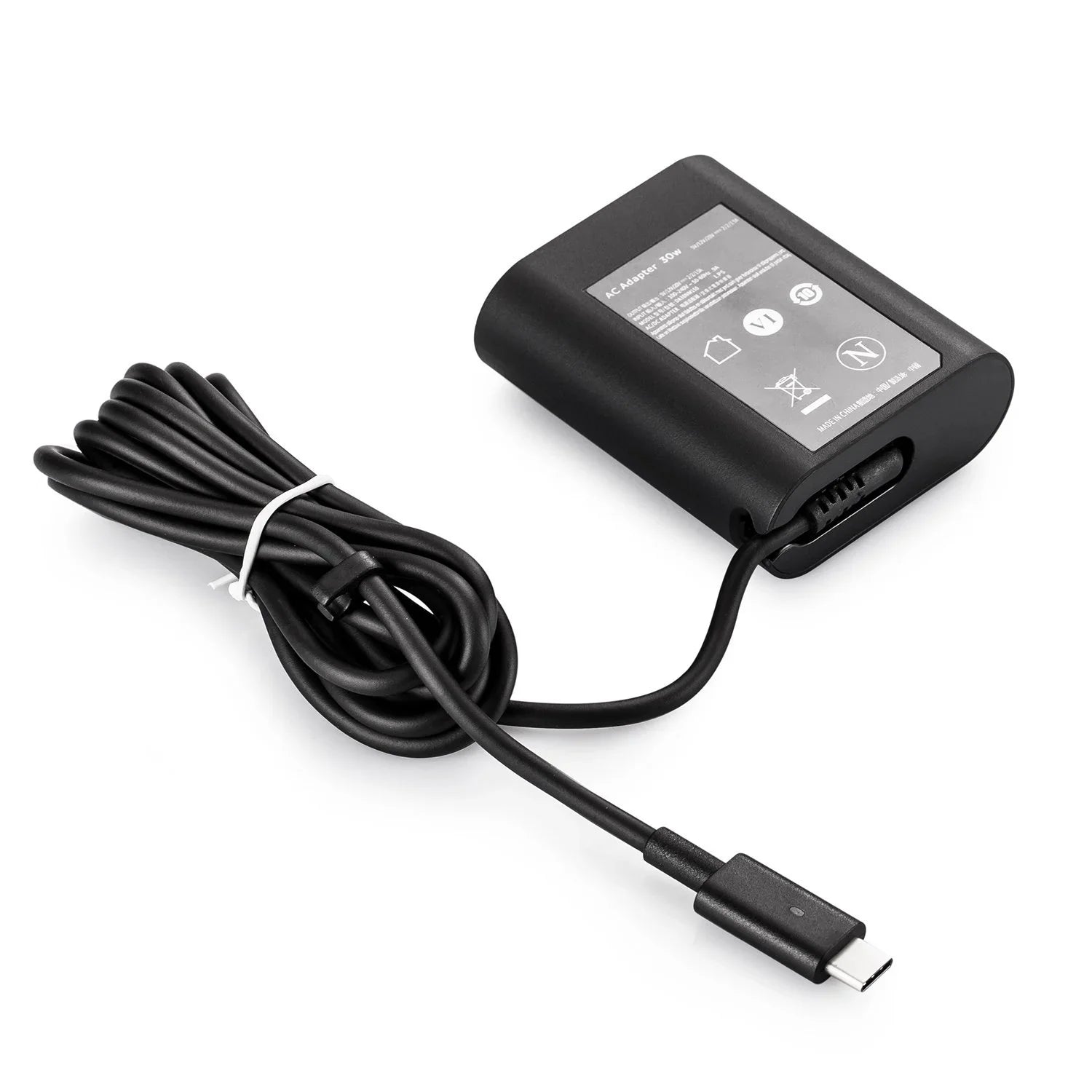 Stylish EBK 30W Replacement AC Power Adapter Charger for XPS13 9365 XPS12 9250 7350 7275 5175 5179 ( USB Type-C Connector )