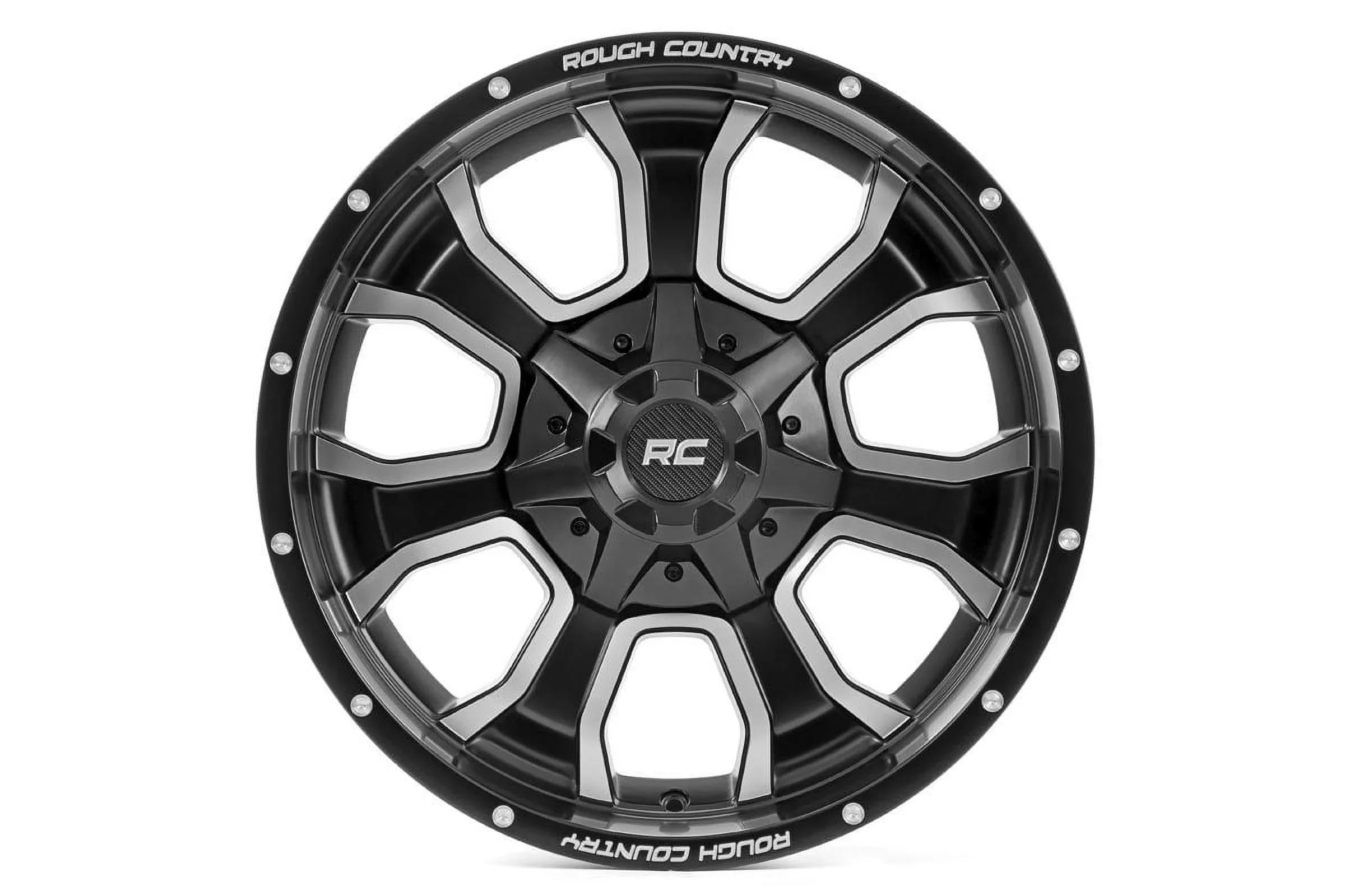 Stylish Rough Country 93 Series Black Wheel
