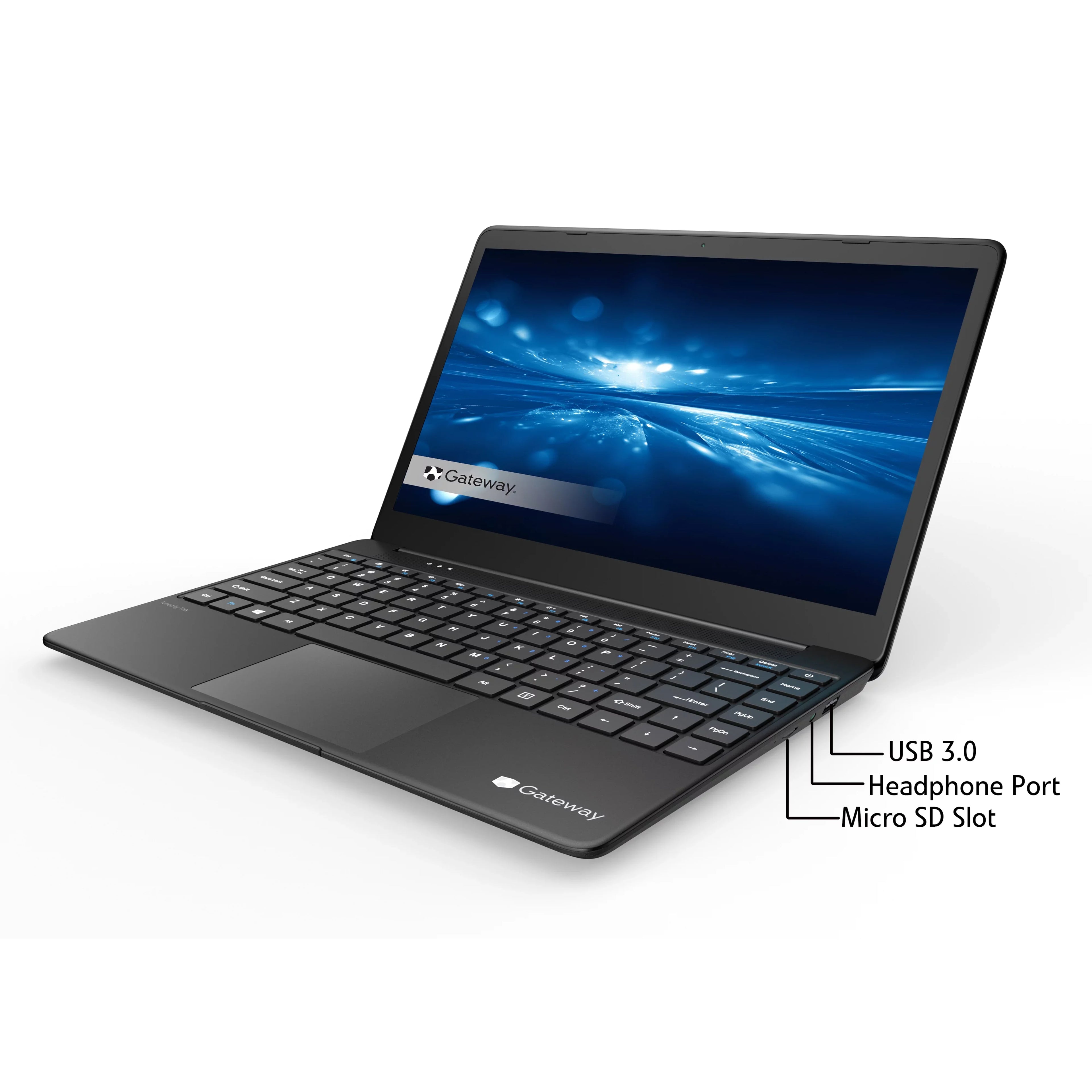 Restored Gateway 14.1" Ultra Slim Notebook, FHD, IntelÂ® Coreâ¢ i5-1135G7, Quad , IntelÂ® IrisÂ® Xe Graphics, 16GB RAM, 512GB SSD, Tuned by THXâ¢, Fingerprint Scanner, 1MP Webcam, HDMI, Windows 10 Home, Black (Refurbished)