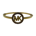 Stylish Michael Kors Wanderlust Hinged Gold-Tone Bangle Bracelet - MKJ4116710