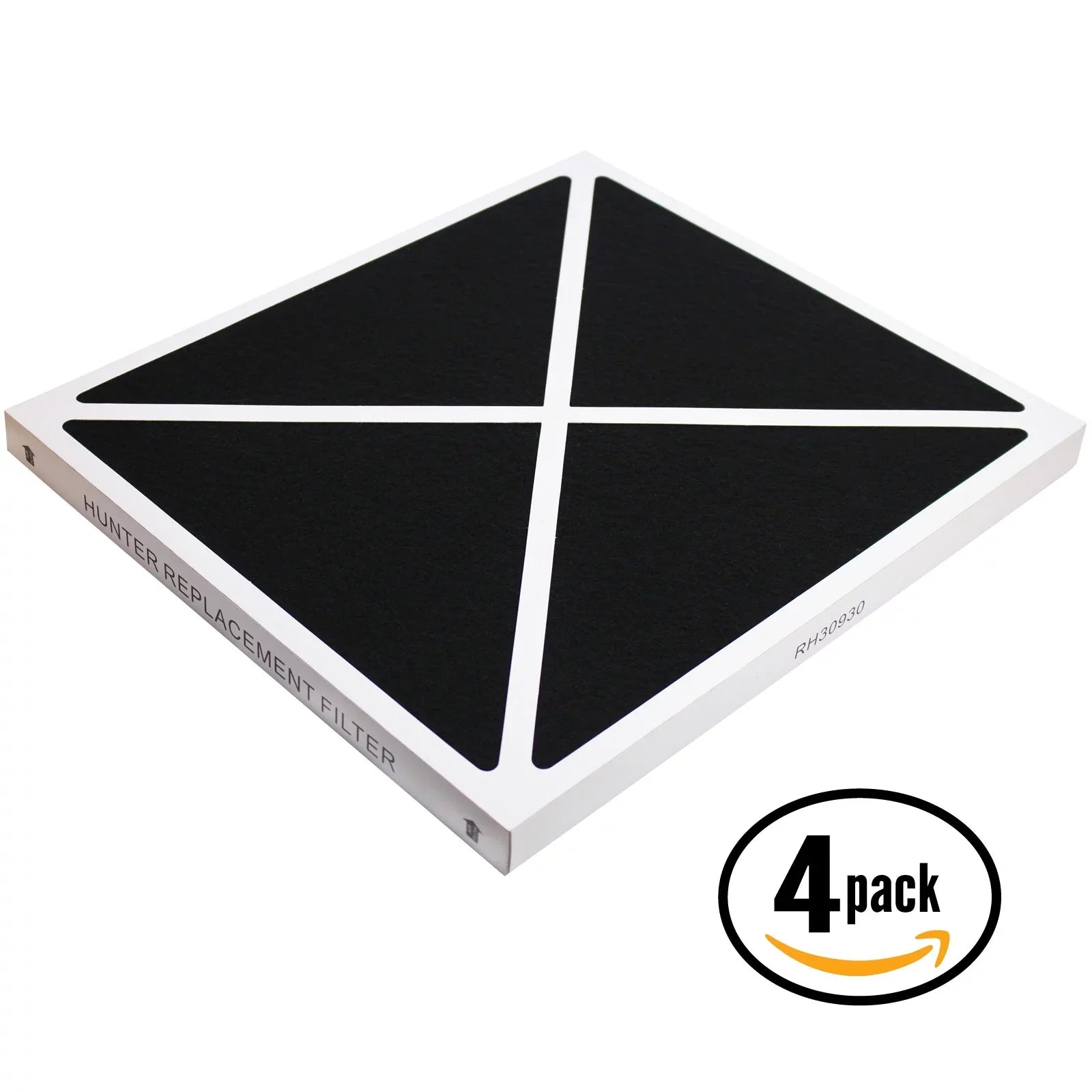4-Pack Replacement Hunter 30255 Air Purifier Filter - Compatible Hunter 30930 Air Filter