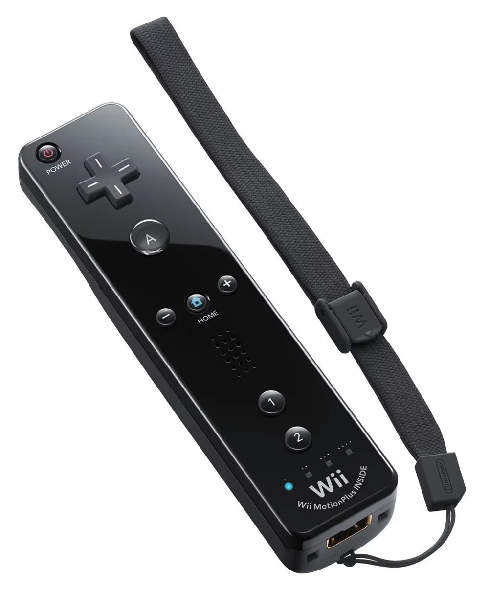 Restored Black Nintendo Wii Console with Just Dance 3 Motion Plus (Refurbished) - Exclusive Design