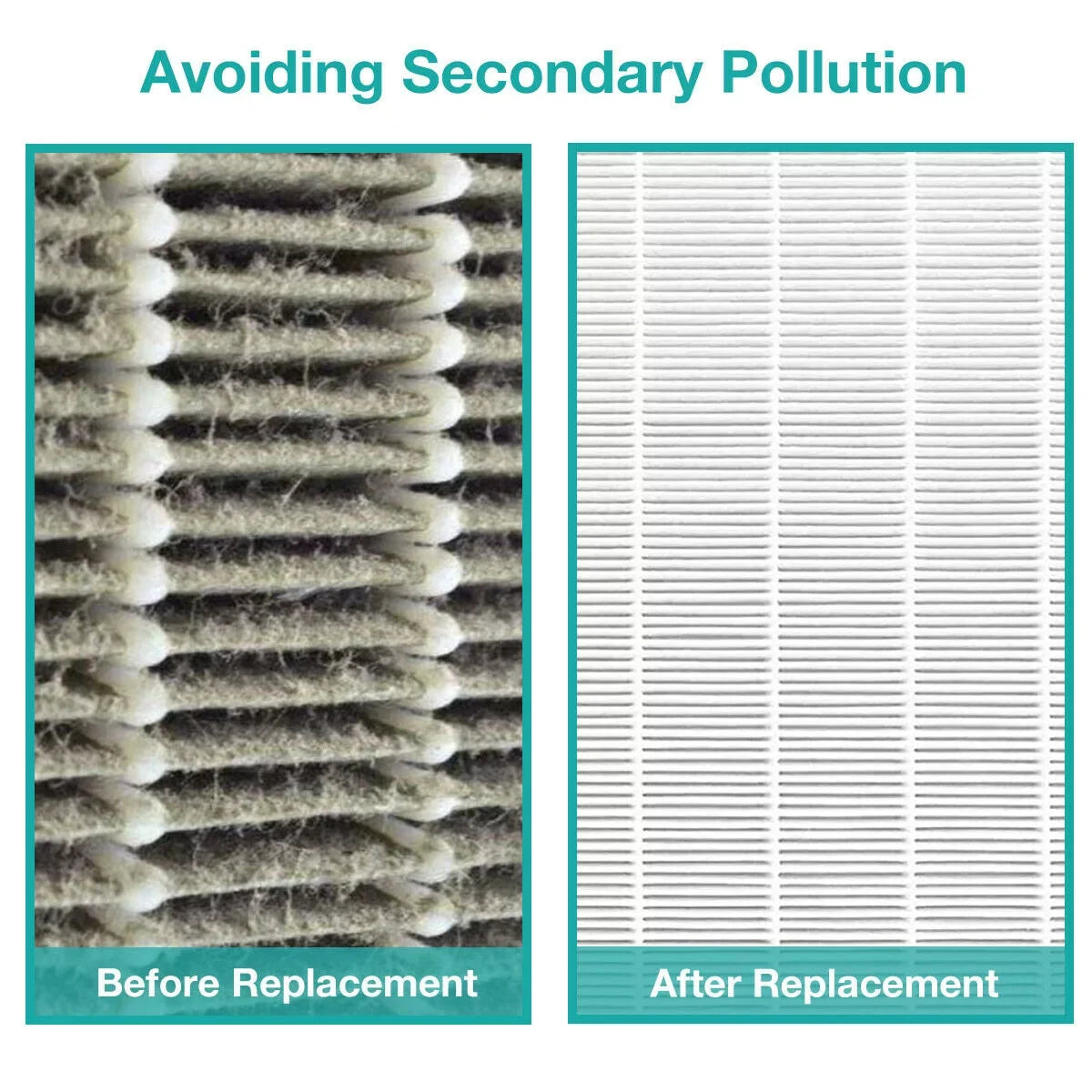 Stylish Membrane Solutions AP-1512HH Filter, Part# 3304899, Compatible with Coway Air Purifiers with Carbon Pre Filters, 2 Pack