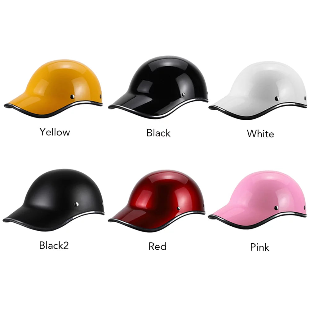Stylish Motorcycle Bike Baseball Half for Men Women Adults