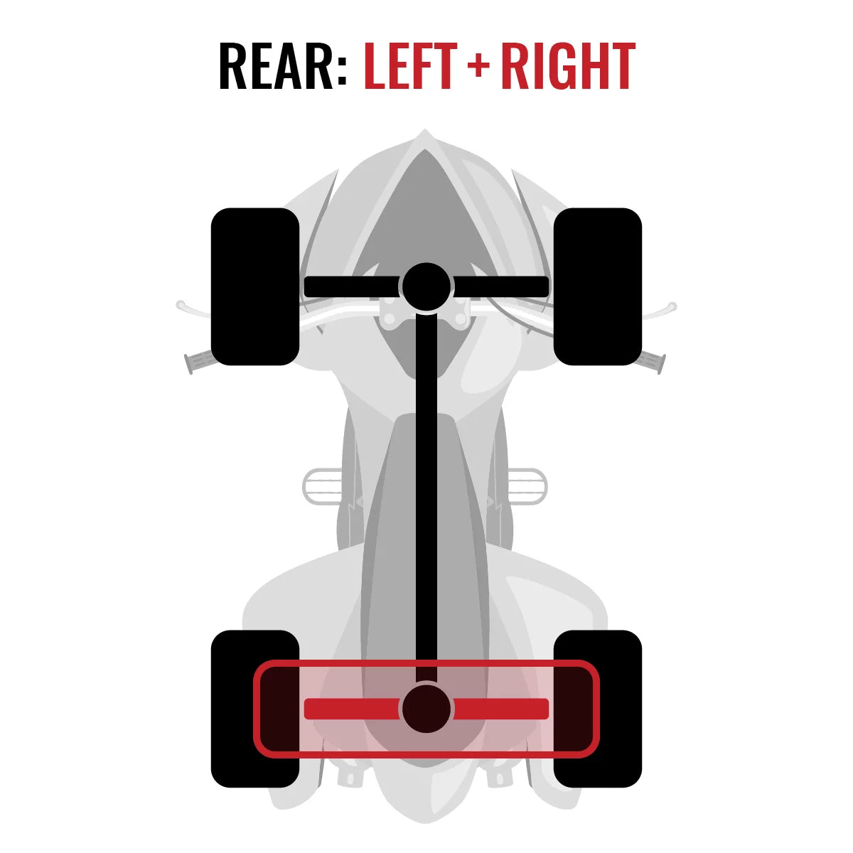 2 pc Sixity XT Rear Left Right Axle compatible with Can-Am Outlander MAX 1000 2015 - EFI STD LTD 4X4 - Exclusive Design