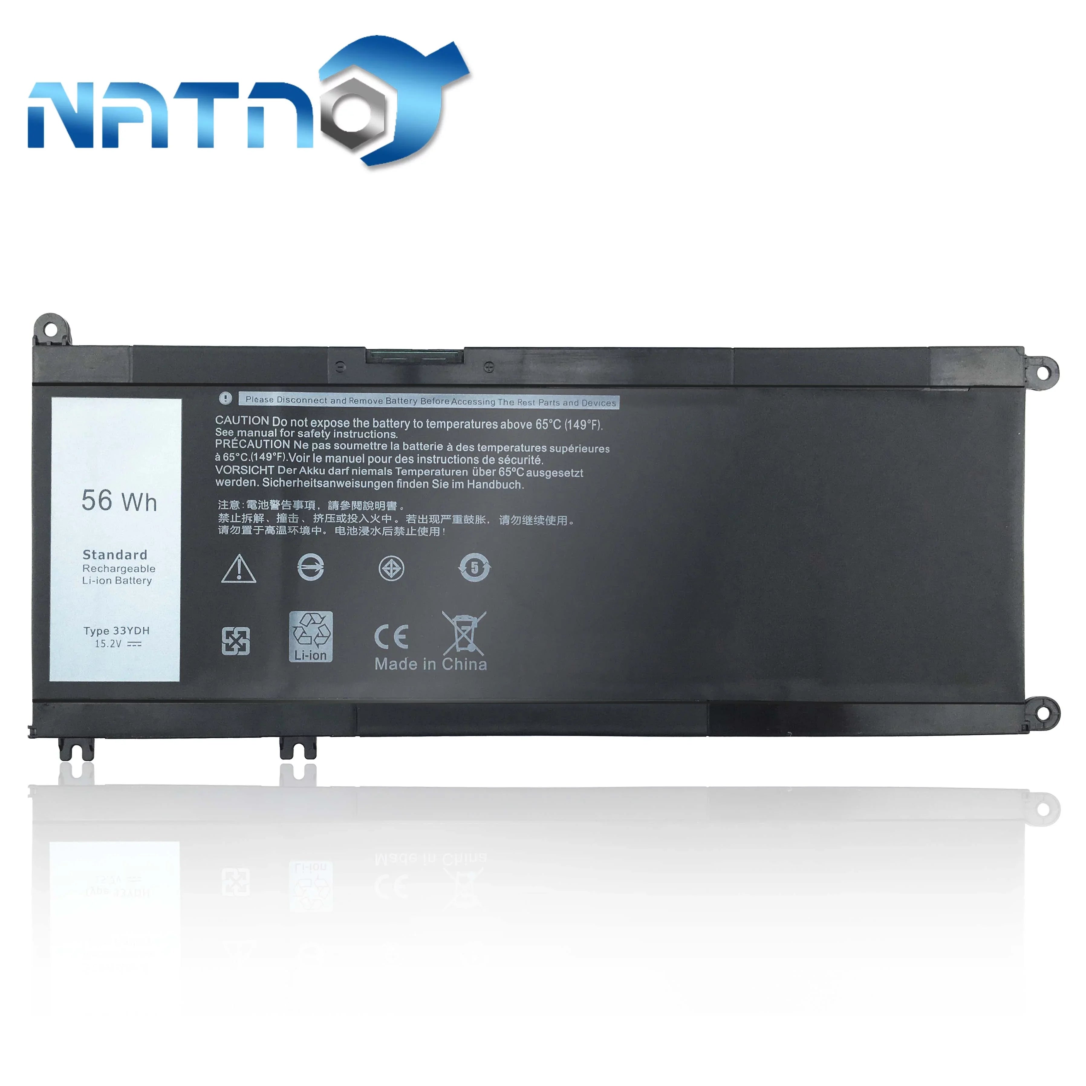 Stylish 33YDH Battery for inspiron 15 7000 7586 battery 56Wh 15.2V