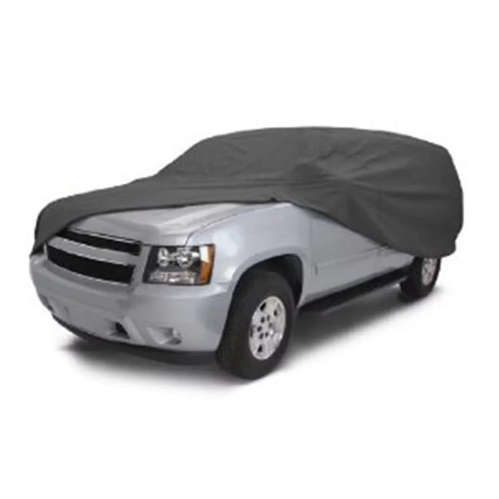 Stylish Classic Accessories OverDrive PolyPROâ¢ 3 Heavy-Duty Car Cover - Compact SUV or Truck Cover, Up to 187"L, Charcoal