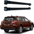 ROKIOTOEX Roof Rack Crossbars Fit for 2015-2019 Subar-u Outback Premier Touring Chrome Lush Side Rails, Cross Bars for Rooftop Cargo Box Luggage, Ski Board, Bike Carrier â Black SO14T