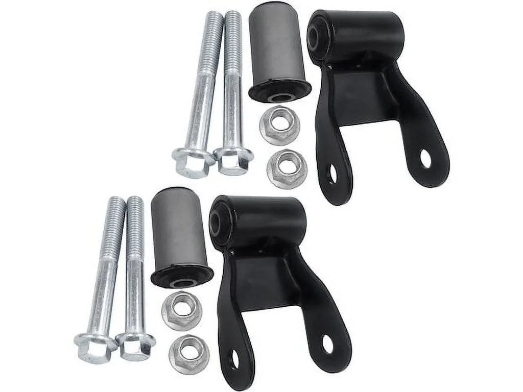 Stylish Rear Rearward Leaf Spring Shackle Set of 2 - Compatible with 1997 - 2010 Dodge Dakota 1998 1999 2000 2001 2002 2003 2004 2005 2006 2007 2008 2009