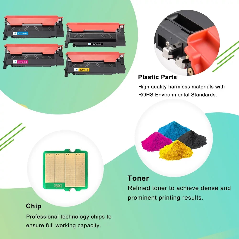CLT-404S Compatible samsung 404s toner Cartridge for C430w Xpress C480FW for Samsung CLT-K404S K404S SL C430W C480FW C480FN 480FW 430W 480FN Printer Ink