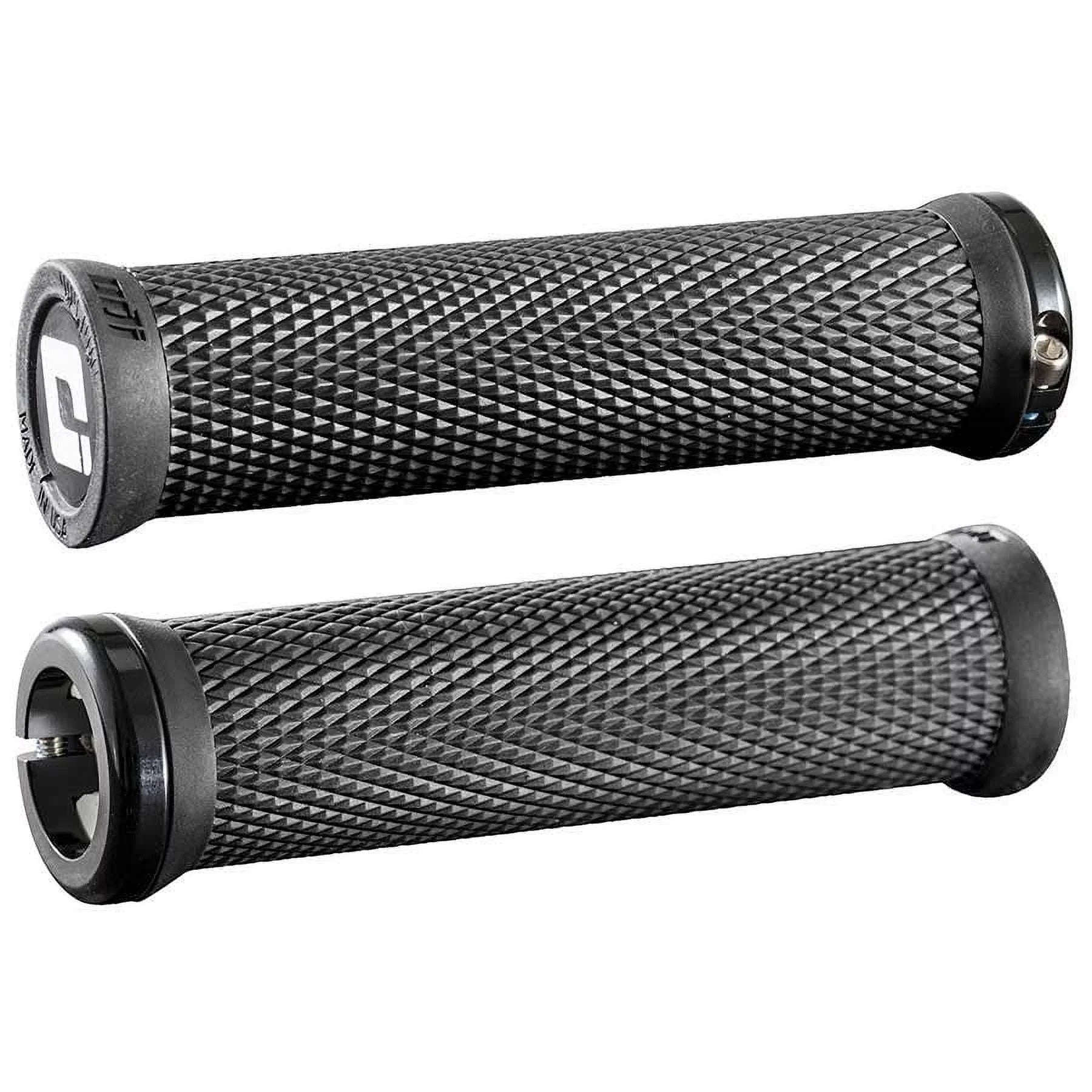 ODI Elite Motion Grips - Black, Lock-On 130mm Length Flangeless Bike Bicycle