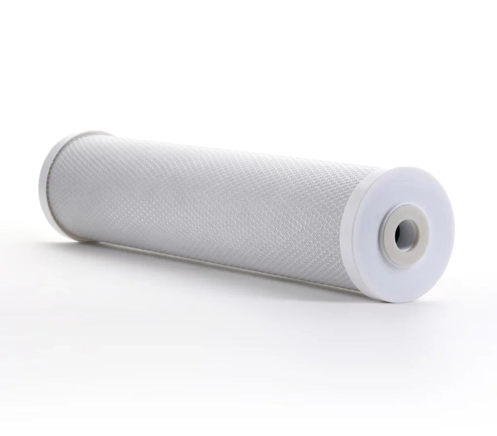 4 Pack - Hydronix CB-45-2005 CTO Whole House Coconut Shell Carbon Block Water Filters Big Blue Size 20" x 4.5", 5 micron