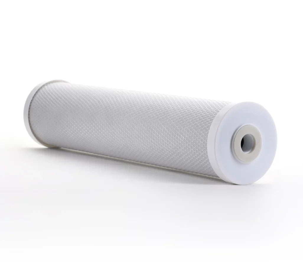 4 Pack - Hydronix CB-45-2005 CTO Whole House Coconut Shell Carbon Block Water Filters Big Blue Size 20" x 4.5", 5 micron
