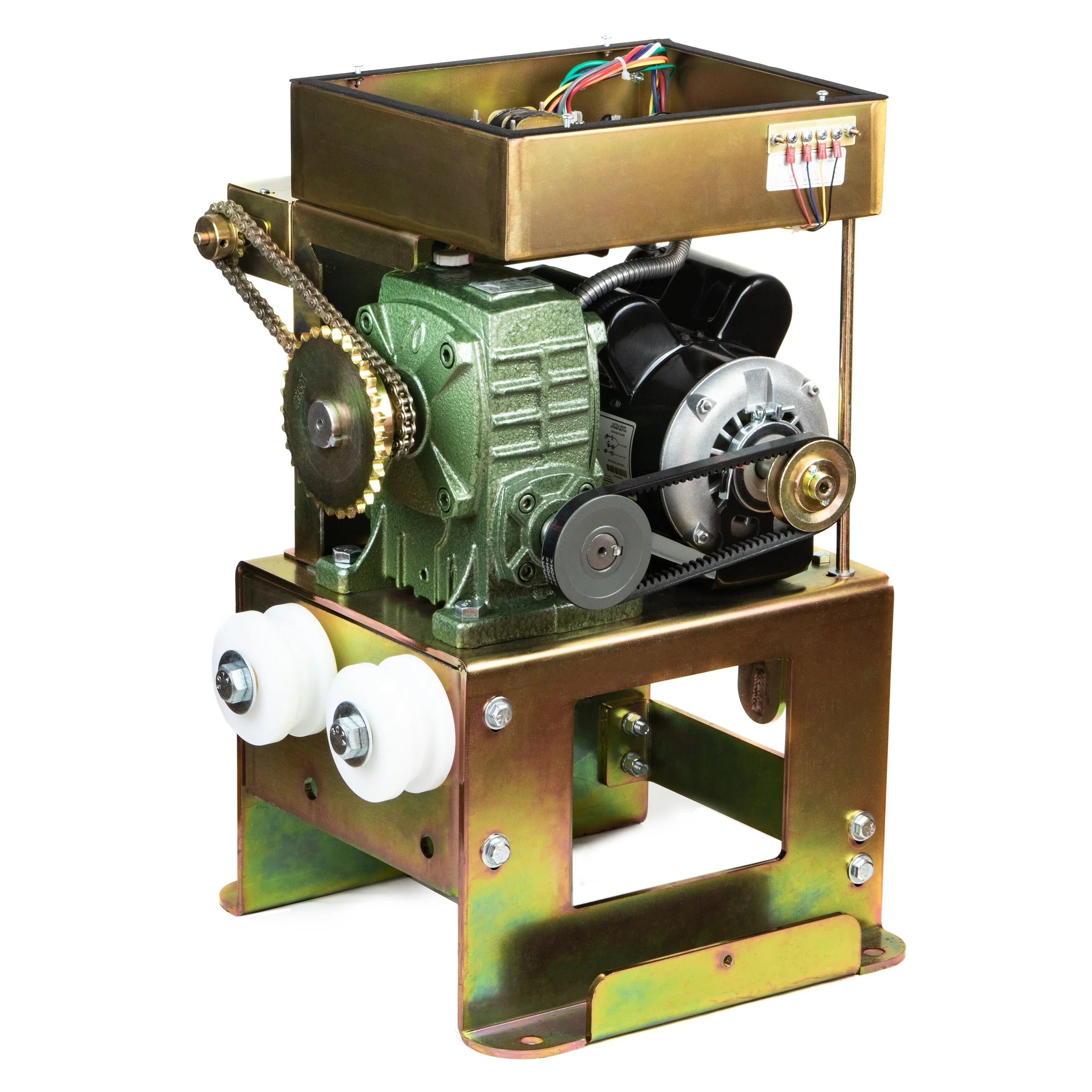 Eagle 2000 APT DM Dual 1- Slide Gate Operator (Crank to Open) 50' & 3500 lbs Capacity Fail-Secure - Exclusive Design