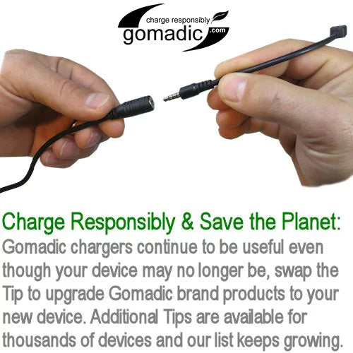Stylish Gomadic High Capacity Rechargeable External Battery Pack suitable for the Samsung Galaxy S4 Mini - Portable Charger with TipExchange Technology