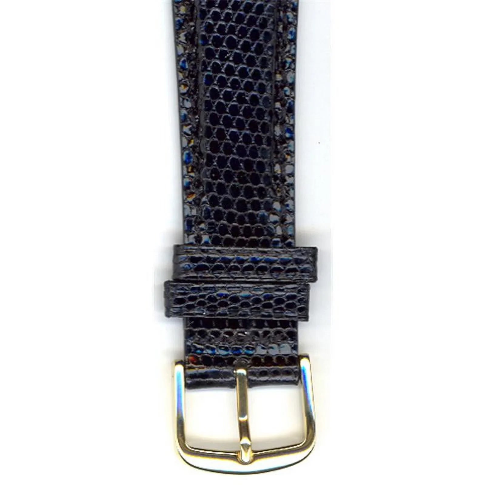 Stylish Seiko Watchband 20mm Black Genuine Padded Java Lizard MS9436 fits SDW664 part#54275