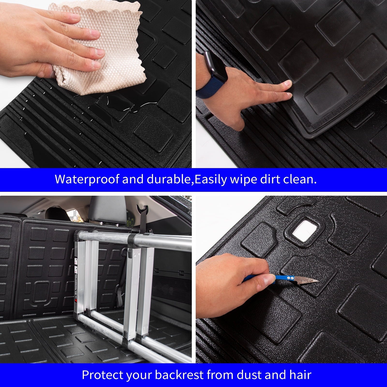 Fit 2020-2024 Toyota Highlander Trunk Mat Cargo Liner Trunk Liner 2023 7 Seats Highlander Accessories