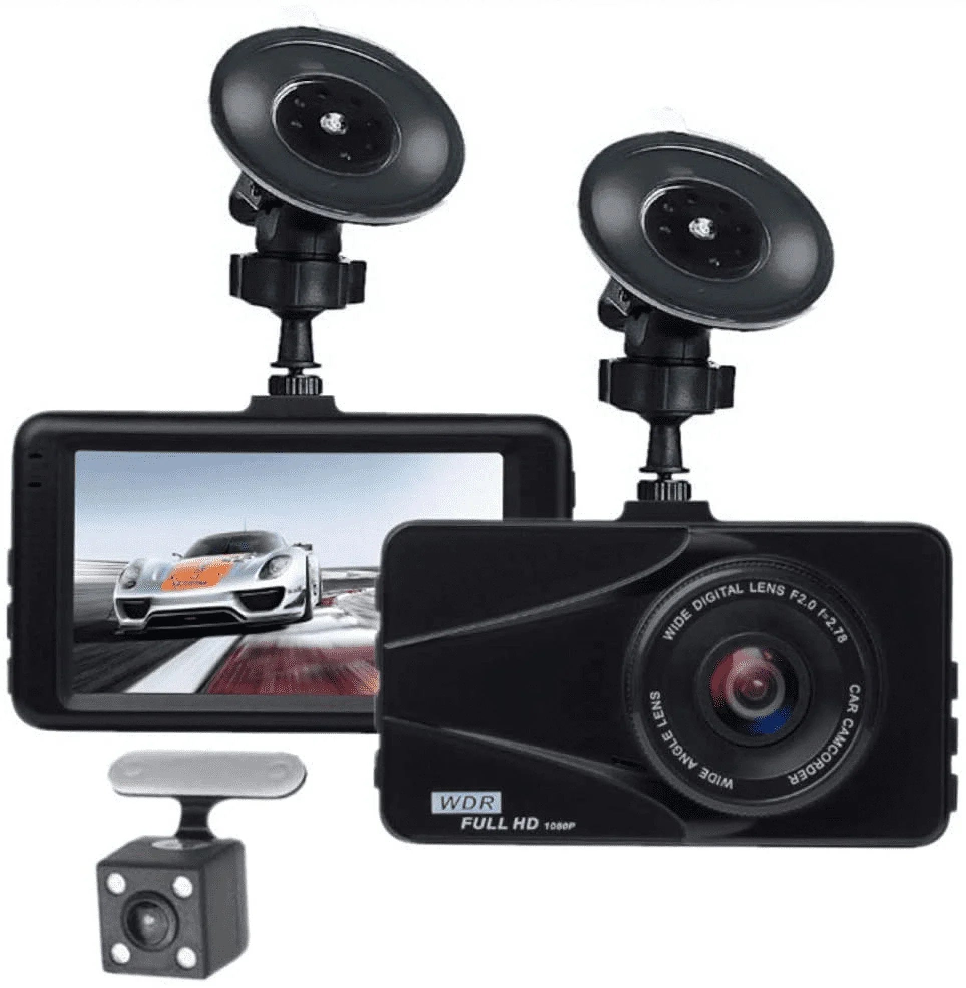 T670 Plus DVR Dash Cam For Ford Dual Travel Recorder Full HD 3" LCD Screen 170Â° Wide Angle, WDR, G-Sensor, Loop Recording Motion Detection Excellent Video Images - Exclusive Design
