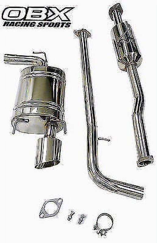 Stainless Catback Exhaust Fits 2007-2011 Toyota Camry 4Cyl. By OBX-RS - Exclusive Design