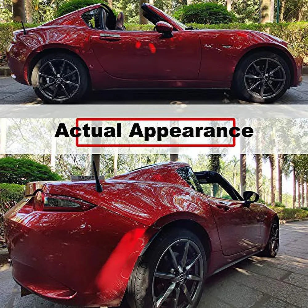 Stylish BASIKER 5 Inch Antenna - Stubby Radio Mast Antenna for 2006-2022 Mazda Miata MX-5 - Support for Car Wash