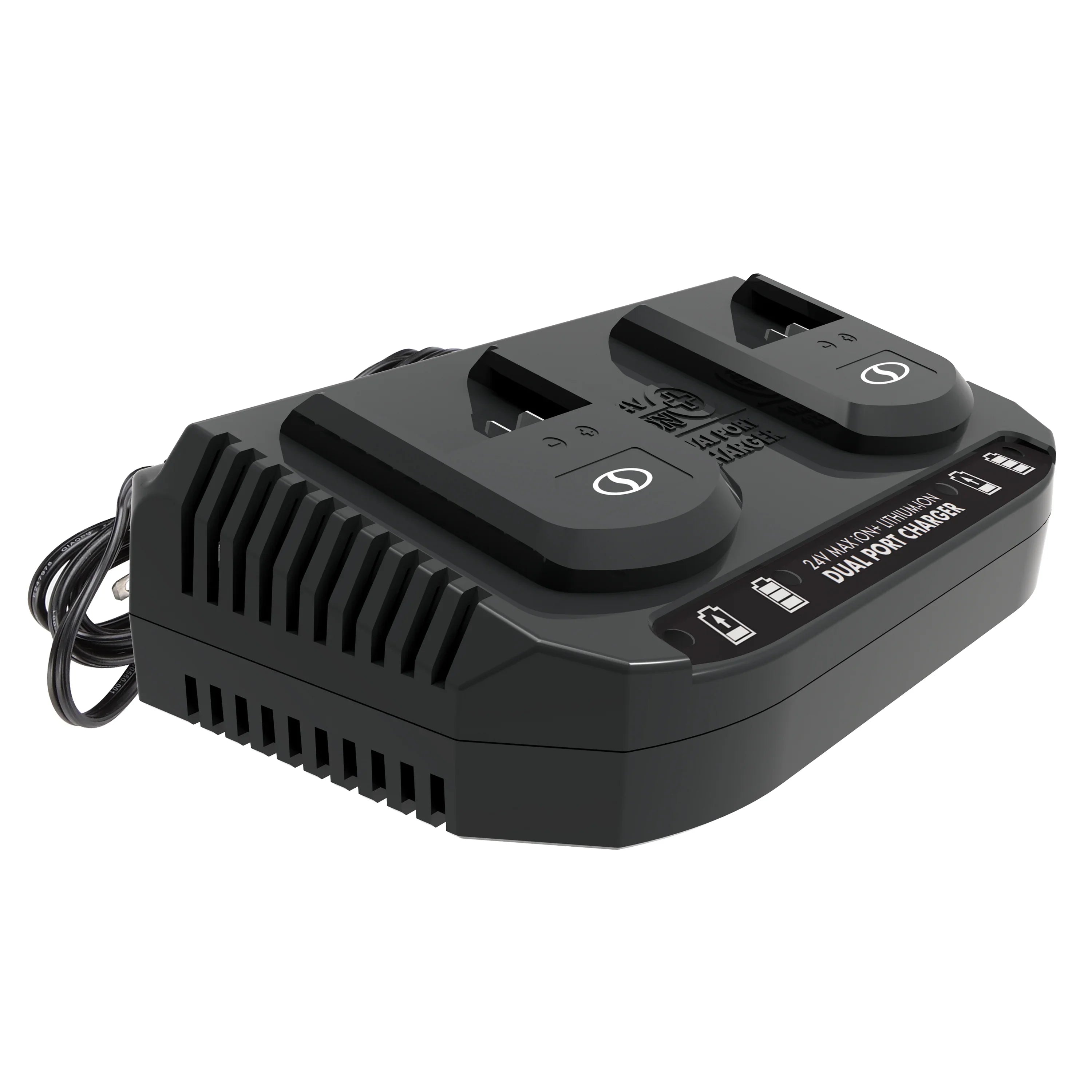 Stylish Snow Joe + Sun Joe Certified Authentic 24V Dual Port Quick Charge Docking Station