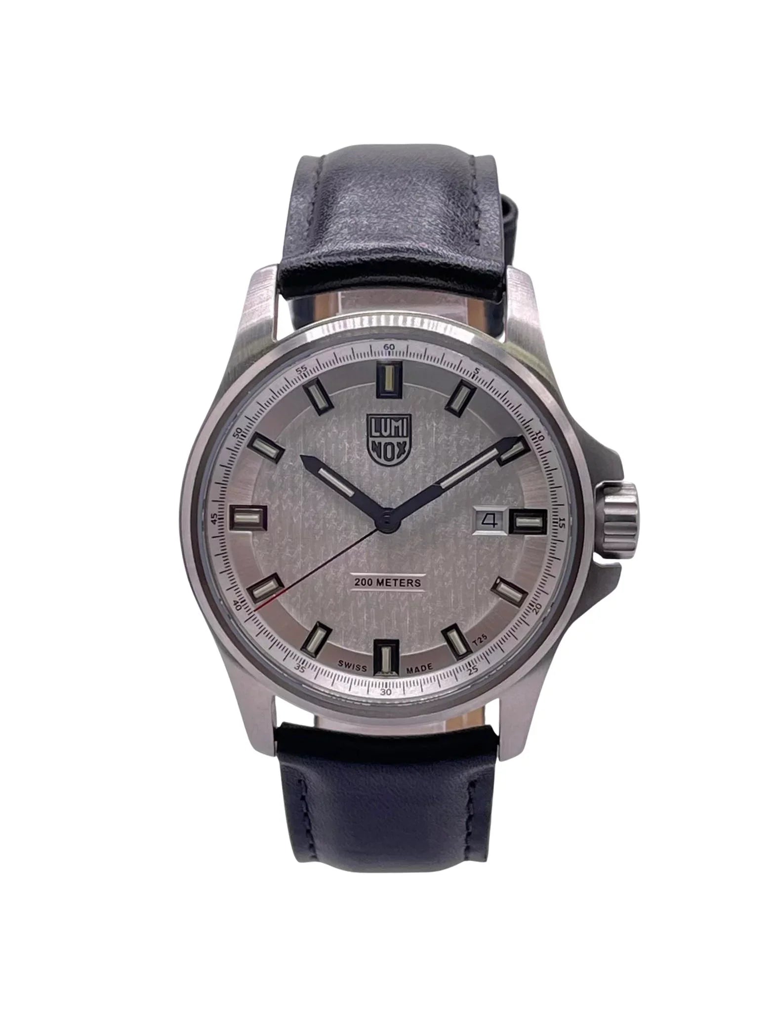 Luminox Dress Field 42mm Stainless Steel Silver Dial Mens Quartz Watch XL.1839