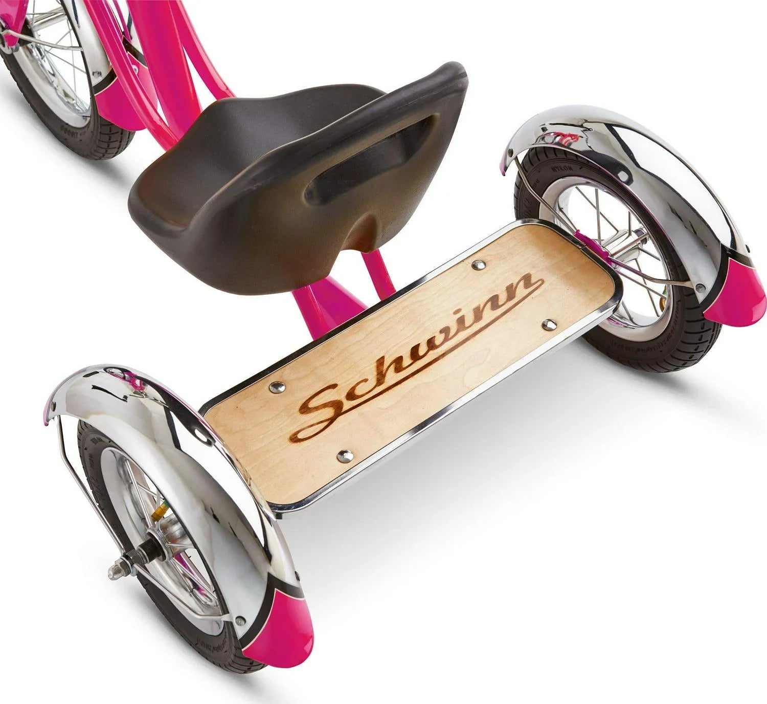Schwinn Roadster Classic Tricycle, 12 in. Front Wheel, Ages 2 - 4, Pink - Exclusive Design