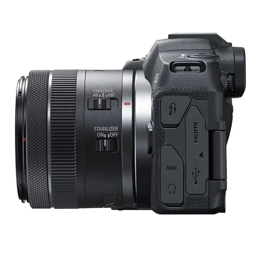 Canon EOS R8 Mirrorless Camera with RF 24-50mm Lens + SanDisk 32GB Memory Card + Case + LED Flash + ZeeTech Accessory Bundle - Exclusive Design