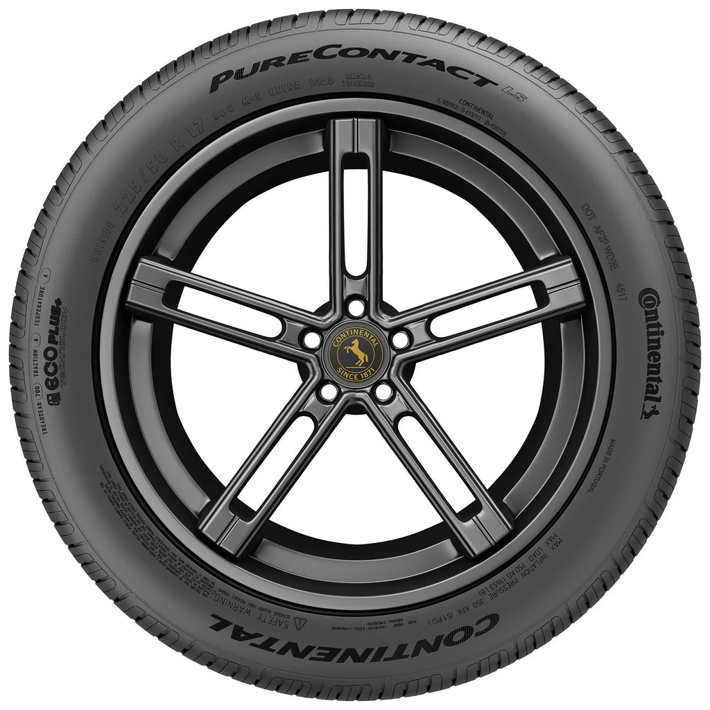 Continental PureContact LS All Season 225/45R18 91V Passenger Tire - Exclusive Design
